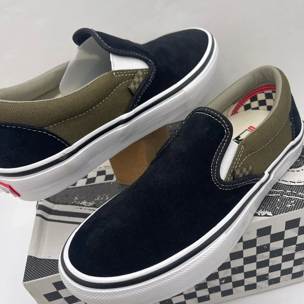 Vans WMNS Skate Slip-On
Black Olive Sneakers 
VN0A5FCAB1V - Picture 8 of 16